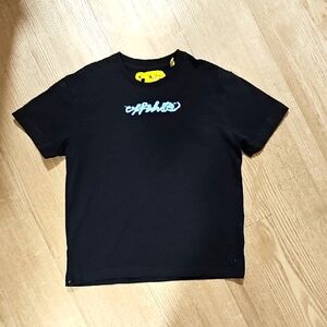 Off-White Black Short Sleeve Tee